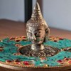 Stojan na vykuřovadla - Buddha  na vonné kužely i tyčinky, původ Indie