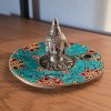 Stojan na vykuřovadla - Buddha  na vonné kužely i tyčinky, původ Indie