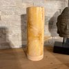 Svícen z přírodního kamene válec XL  Pákistánský onyx, výška 20 cm, na čajovou svíčku