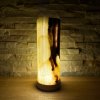 Svícen z přírodního kamene válec XL  Pákistánský onyx, výška 20 cm, na čajovou svíčku