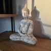 Soška Buddha - Cesta k sobě  výška 27,5 cm, vhodná i do venkovního prostředí