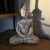 Soška Buddha - Cesta k sobě  výška 27,5 cm, vhodná i do venkovního prostředí
