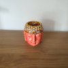 Keramická aromalampa - hlava Buddhy  růžovo-hnědá, rozměr 8,5 * 7 cm, na oleje i vosky