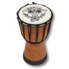 Djembe buben - Tichá síla slonů  výška 20 cm, vhodné i pro začátečníky, ze dřeva a kůže