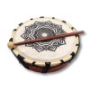 Šamanský buben - Mandala  průměr 20 cm, vhodné i pro začátečníky, ze dřeva a kůže