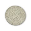Betonový podtácek s mandalou  průměr 10 cm, ruční výroba v ČR, s impregnací, na svíčky i hrneček