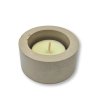 Minimalistický betonový svícen  na čajové svíčky, průměr 4 cm, ruční výroba v ČR