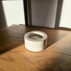 Minimalistický betonový svícen  na čajové svíčky, průměr 4 cm, ruční výroba v ČR