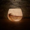 Svícen kónický L - Na hladině  konkrétní kus z fotek, jedinečný originál, průměr 12,5 cm