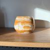 Svícen kónický L - Životní energie  konkrétní kus z fotek, jedinečný originál, průměr 12,5 cm