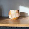 Svícen kónický L - Životní energie  konkrétní kus z fotek, jedinečný originál, průměr 12,5 cm