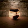 Svícen kónický L - Duše v harmonii  konkrétní kus z fotek, jedinečný originál, průměr 12,5 cm