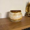 Svícen kónický L - Pod povrchem  konkrétní kus z fotek, jedinečný originál, průměr 12,5 cm