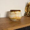 Svícen kónický L - Pod povrchem  konkrétní kus z fotek, jedinečný originál, průměr 12,5 cm
