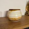 Svícen kónický L - Pod povrchem  konkrétní kus z fotek, jedinečný originál, průměr 12,5 cm