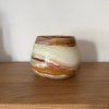 Svícen kónický L - Vnitřní svět  konkrétní kus z fotek, jedinečný originál, průměr 12,5 cm