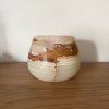Svícen kónický L - Hlubiny duše  konkrétní kus z fotek, jedinečný originál, průměr 12,5 cm