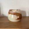 Svícen kónický L - Hlubiny duše  konkrétní kus z fotek, jedinečný originál, průměr 12,5 cm