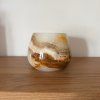 Svícen kónický L - Skrytá touha  konkrétní kus z fotek, jedinečný originál, průměr 12,5 cm