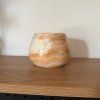 Svícen kónický L - Vnitřní žár  konkrétní kus z fotek, jedinečný originál, průměr 12,5 cm