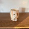 Svícen válec M - Zrození života  konkrétní kus z fotek, jedinečný originál, výška cca 9,5 cm