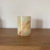 Svícen válec M - Hřejivá láska  konkrétní kus z fotek, jedinečný originál, výška cca 9,5 cm
