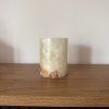 Svícen válec M - Životní zkouška  konkrétní kus z fotek, jedinečný originál, výška cca 9,5 cm