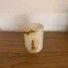 Svícen válec M - Vnitřní klid  konkrétní kus z fotek, jedinečný originál, výška cca 9,5 cm