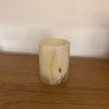 Svícen válec M - Něžná láska  konkrétní kus z fotek, jedinečný originál, výška cca 9,5 cm