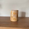 Svícen válec M - Posvátný plamen  konkrétní kus z fotek, jedinečný originál, výška cca 9,5 cm