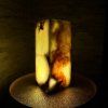 Aragonitová lampa - Jarní probuzení  konkrétní kus z fotek, jedinečný originál, výška cca 30 cm