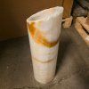 Aragonitový válec - Jemné jiskření  konkrétní kus z fotek, jedinečný originál, výška 50 cm, váha 7 kg