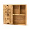 Tarotový box - Cesta intuice  mangové dřevo, rozměr 33x28x5 cm, ruční výroba