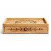 Tarotový box - Nebeský výklad  mangové dřevo, ruční práce, rozměr 35*25*8 cm, vyryté symboly