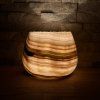 Svícen kónický L - Cesta lesem  konkrétní kus z fotek, přírodní okraj, průměr cca 12,5 cm