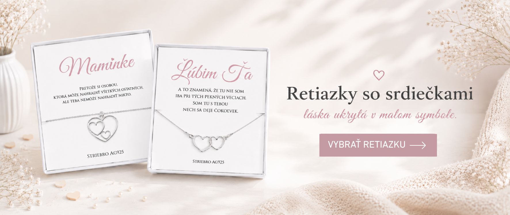 strieborné retiazky