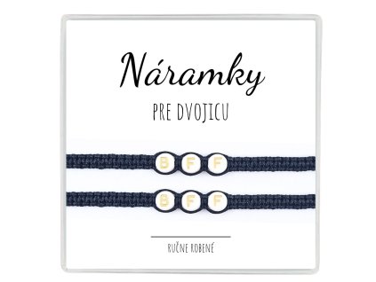 pletene naramky s pismenami
