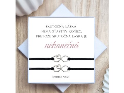 set nárakov nekonečná láska v krabičke s citátom