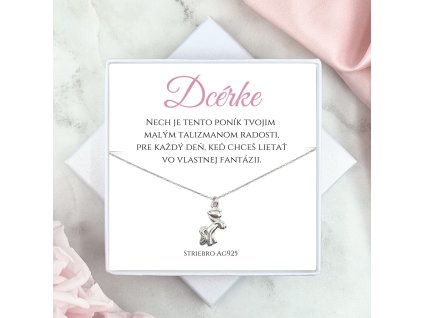 retiazka pre dcéru s poníkom