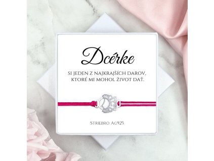 strieborný náramok ag925 s príveskom anjelom v darčekovom balení ako darčekpre dcéru