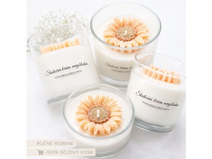 Ručne robené sójové sviečky (1)