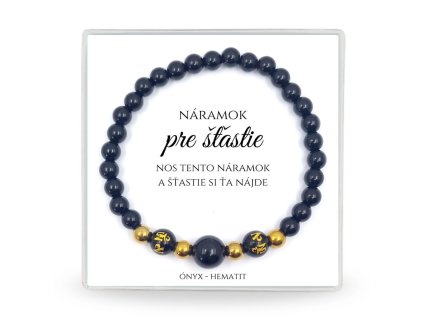 pánsky náramok onyx