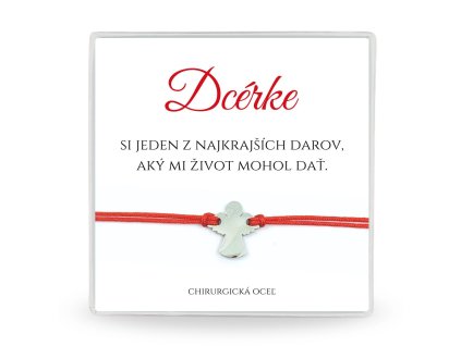 náramok anjel pre dcéru