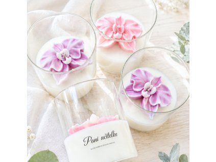 sójová sviečka orchidea pre učiteľku (2)