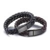 pánsky náramok zapletený (Farba Čierna)