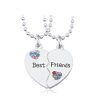 2 náhrdelníky best friends best friends s krištálikmi