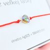 náramok urieknutia so swarovski srdiečkom aura