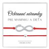 ochranné náramky pre mamu a bábätko červené strieborné náramky kabbalah v krabičke s venovaním