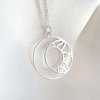 strieborná retiazka ag925 mesiac a slnko sun moon retiazka pre šťastie