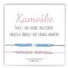náramky pre kamošky náramky priateľstva so strieborným srdiečkom a krištálikmi v krabičke s textom 3